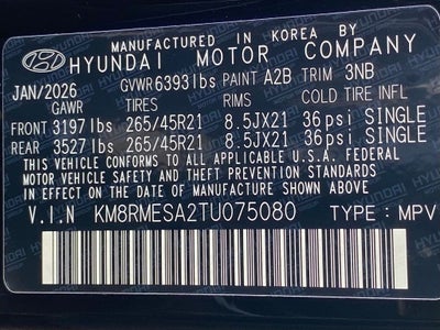 2026 Hyundai PALISADE HYBRID Calligraphy