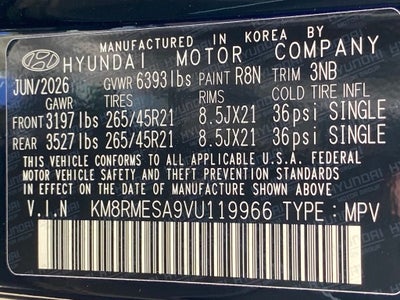 2027 Hyundai PALISADE HYBRID Calligraphy