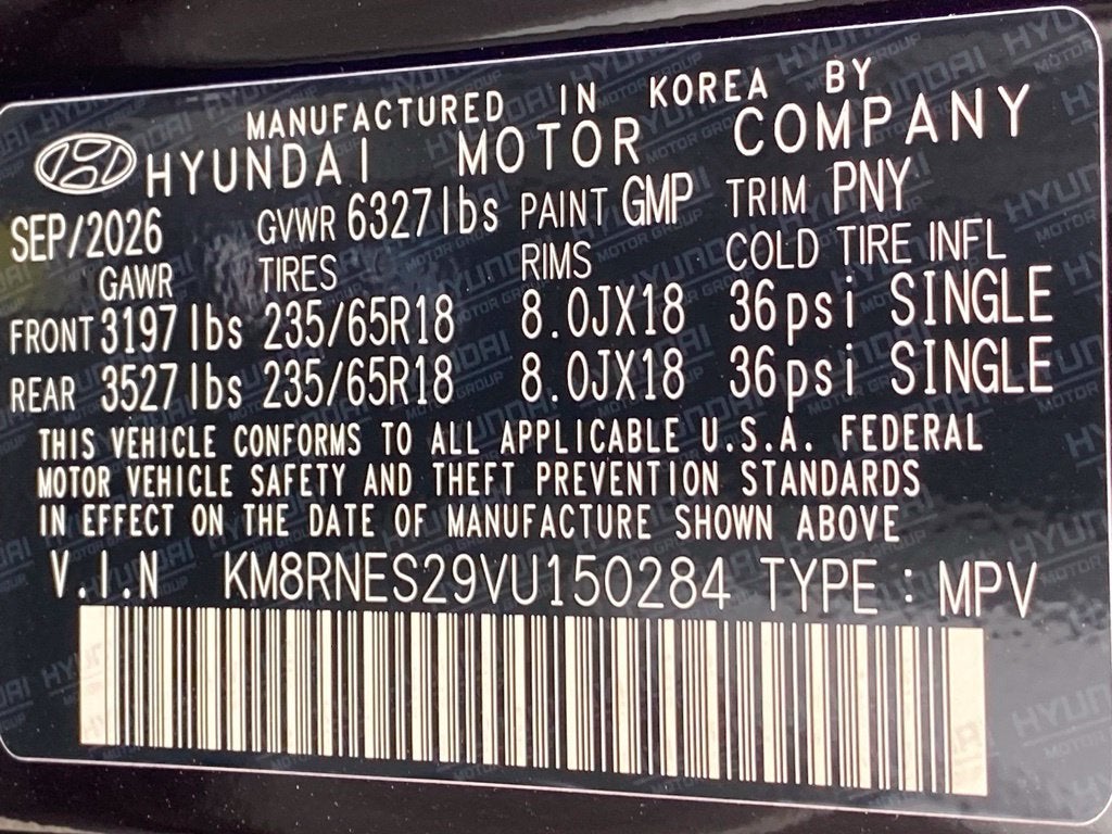 2027 Hyundai PALISADE SEL Premium 7 Passenger
