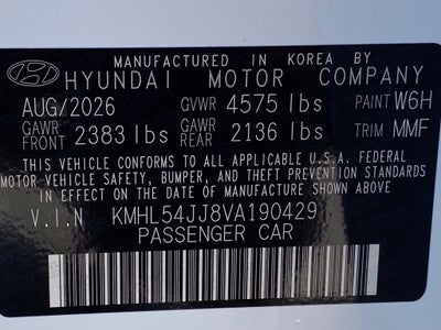 2027 Hyundai SONATA HYBRID Limited