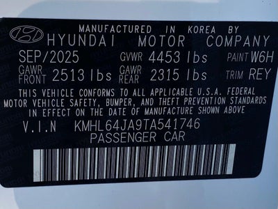 2026 Hyundai SONATA SEL Sport