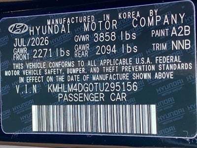 2026 Hyundai ELANTRA SEL Sport