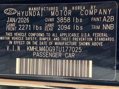 2026 Hyundai ELANTRA SEL Sport