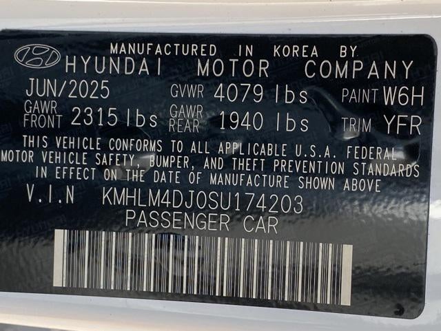 2025 Hyundai ELANTRA HYBRID SEL Sport