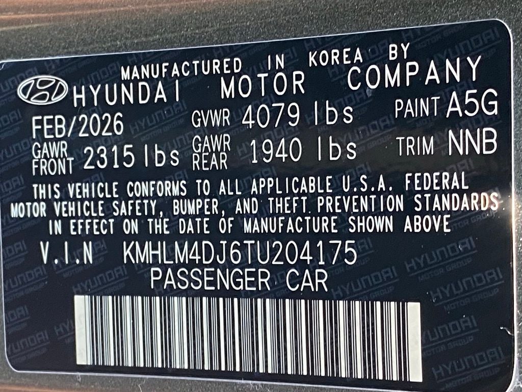 2026 Hyundai ELANTRA HYBRID Blue