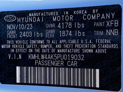 2023 Hyundai ELANTRA N Base PRETTY BLUE