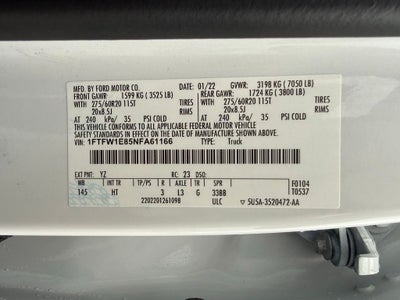 2022 Ford F-150 Lariat