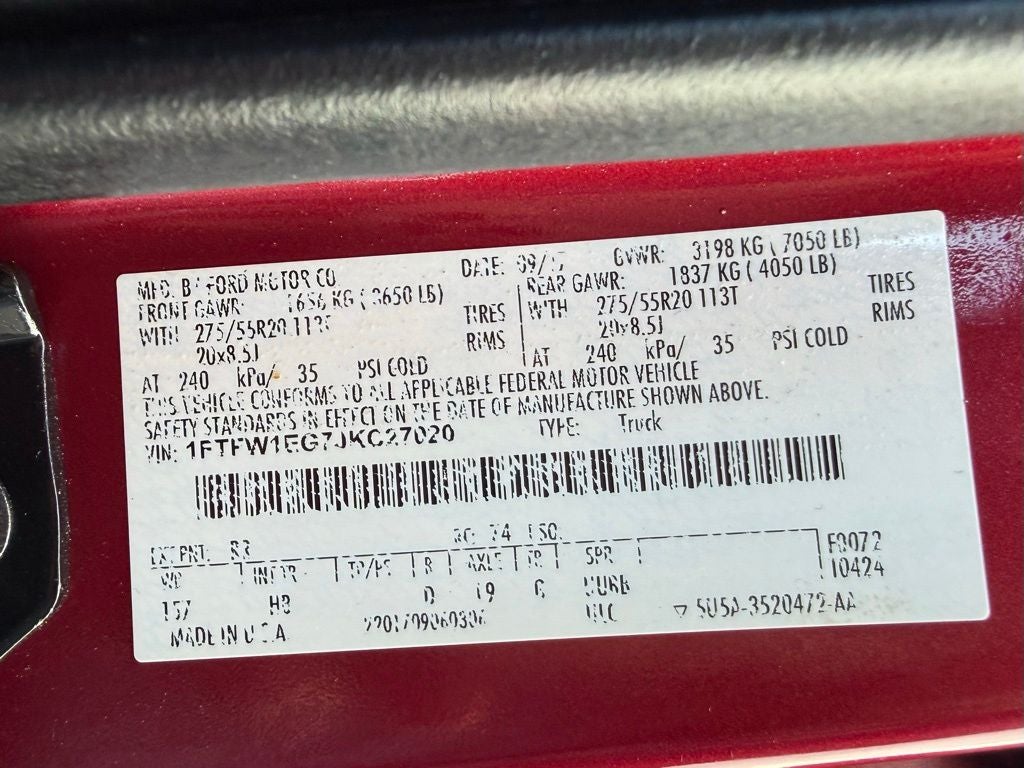 2018 Ford F-150 Lariat