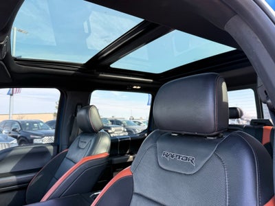 2018 Ford F-150 Raptor rapt tech pack,360 camera,stell bumper,twin moonro