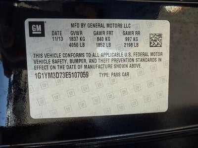 2014 Chevrolet Corvette Stingray Z51 3LT