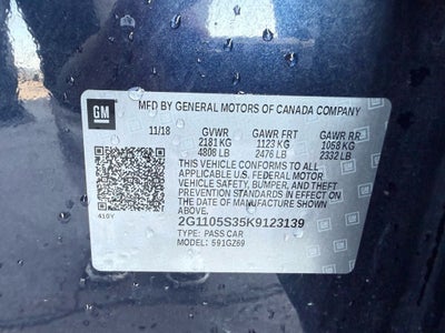 2019 Chevrolet Impala Premier