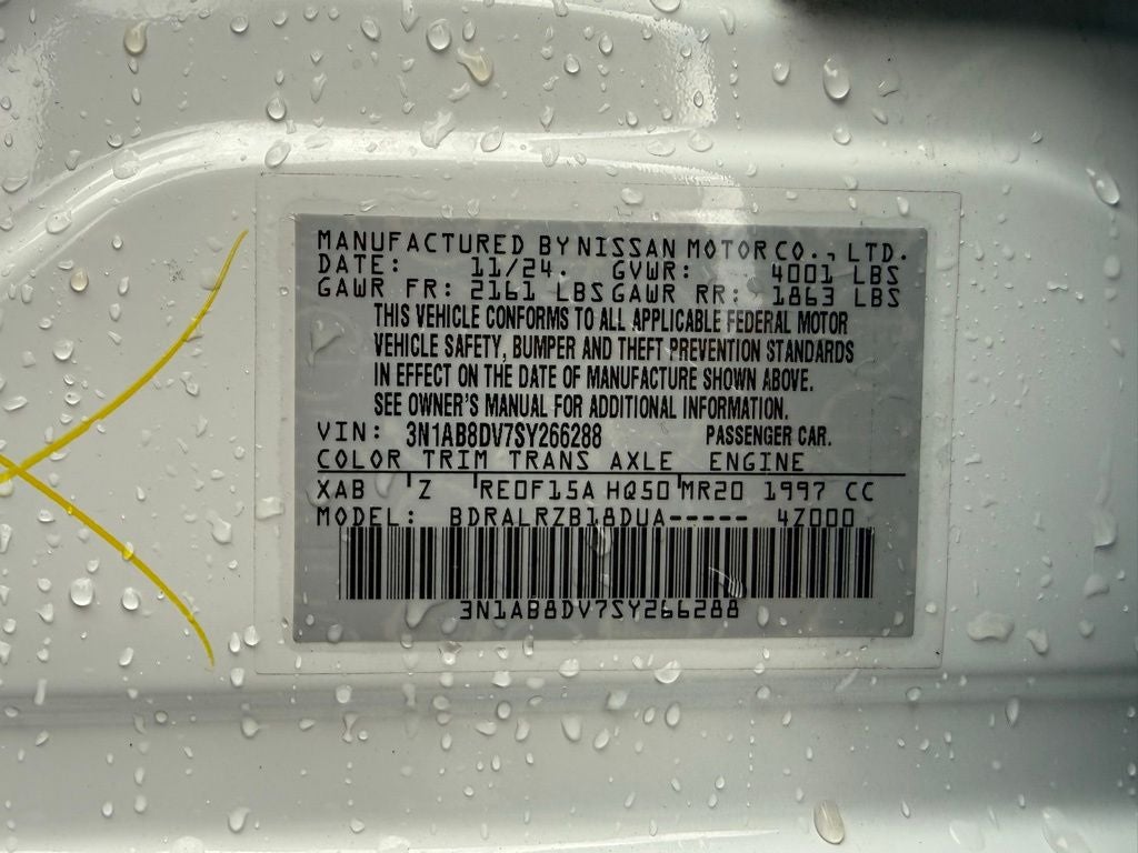 2025 Nissan Sentra SR