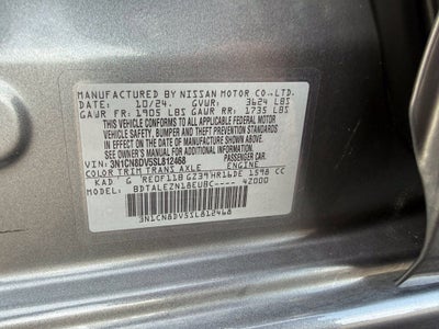 2025 Nissan Versa 1.6 S