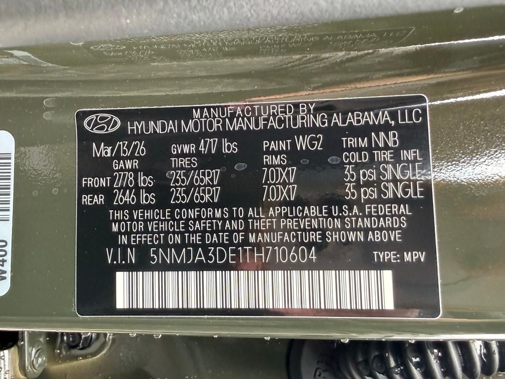 2026 Hyundai TUCSON SE