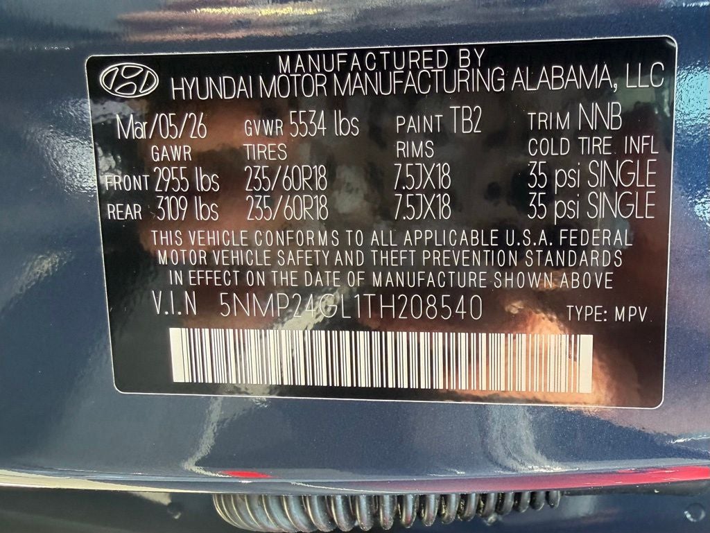 2026 Hyundai SANTA FE SEL
