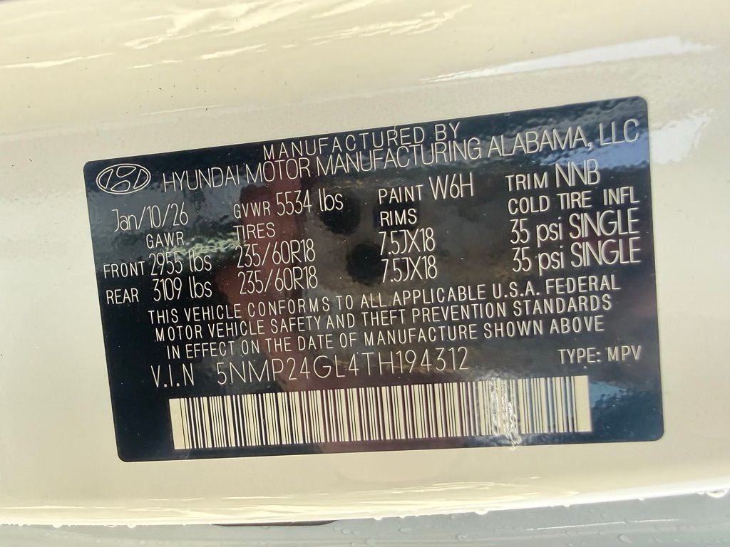 2026 Hyundai SANTA FE SEL FWD