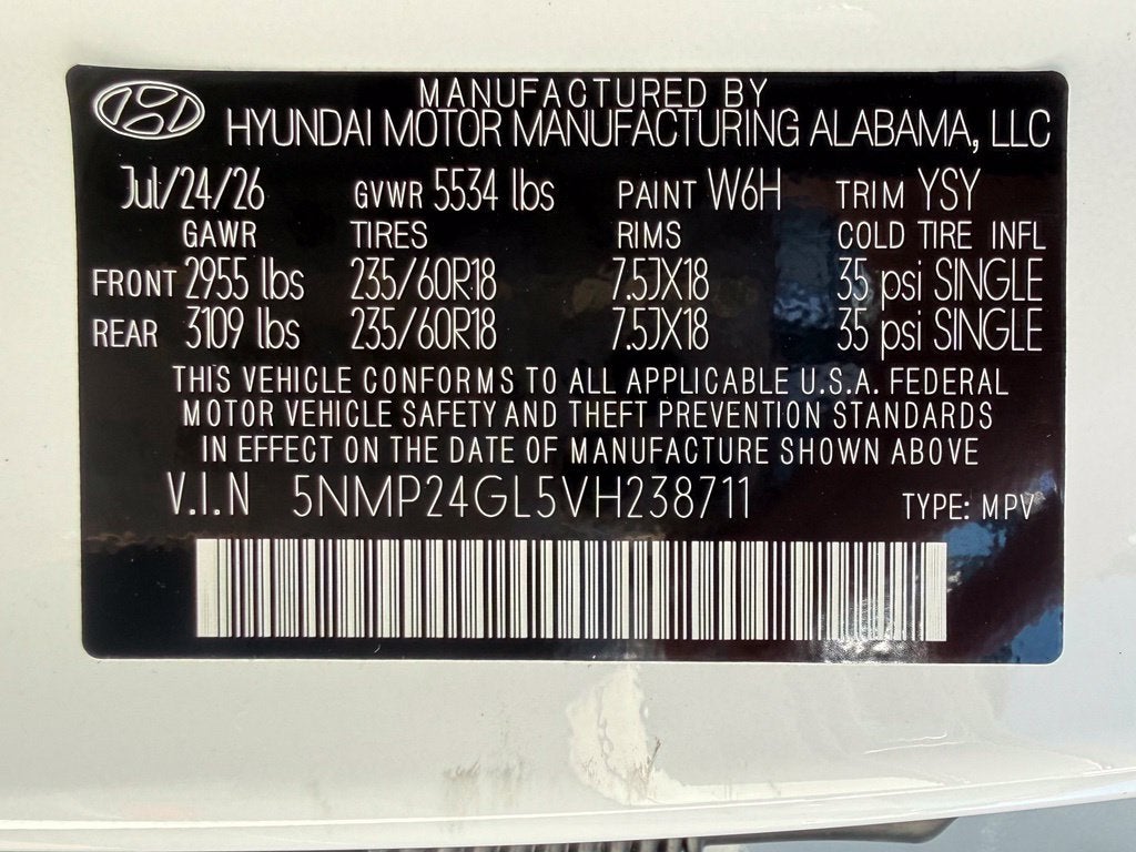 2027 Hyundai SANTA FE SEL FWD