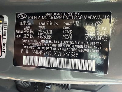 2027 Hyundai SANTA FE SEL FWD