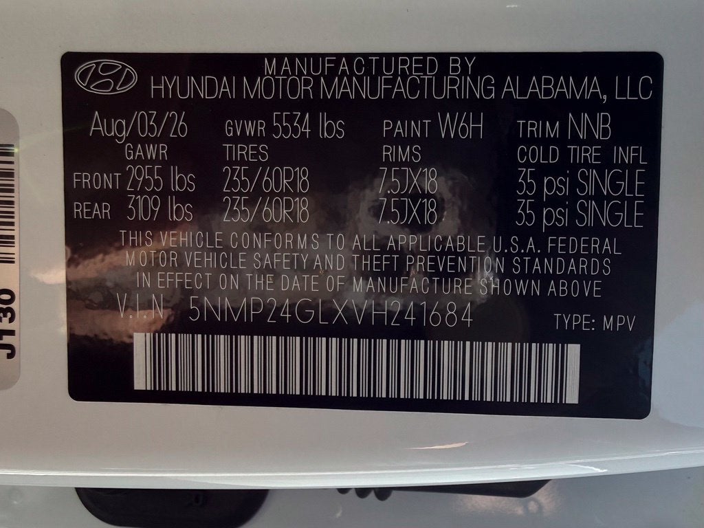 2027 Hyundai SANTA FE SEL FWD