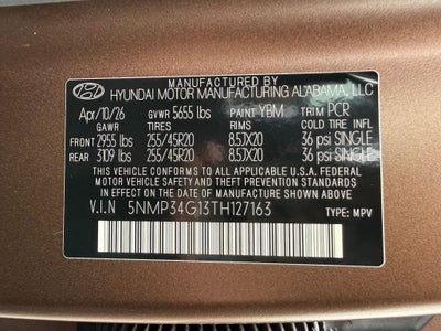 2026 Hyundai SANTA FE HYBRID Limited