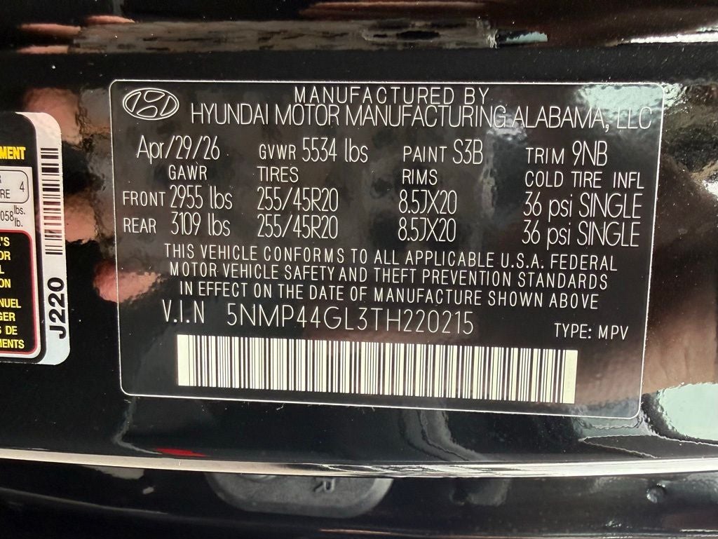 2026 Hyundai SANTA FE Limited FWD