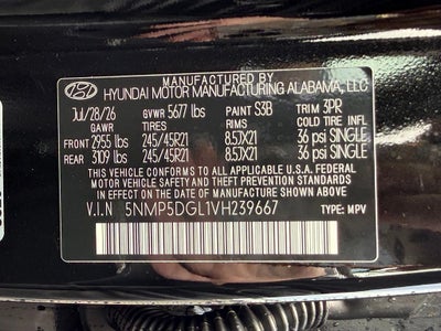 2027 Hyundai SANTA FE Calligraphy AWD