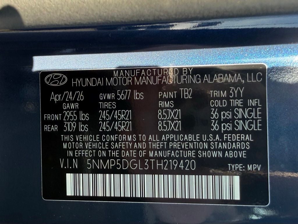 2026 Hyundai SANTA FE Calligraphy AWD