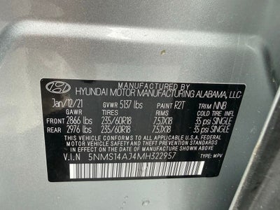 2021 Hyundai SANTA FE SE