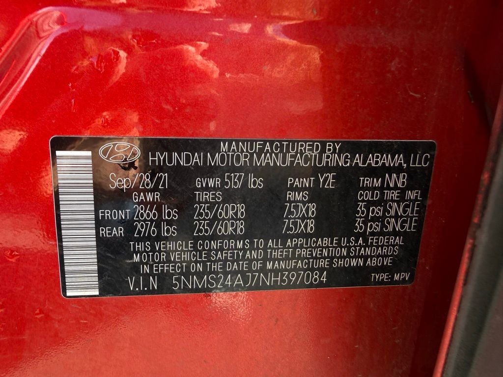 2022 Hyundai SANTA FE SEL