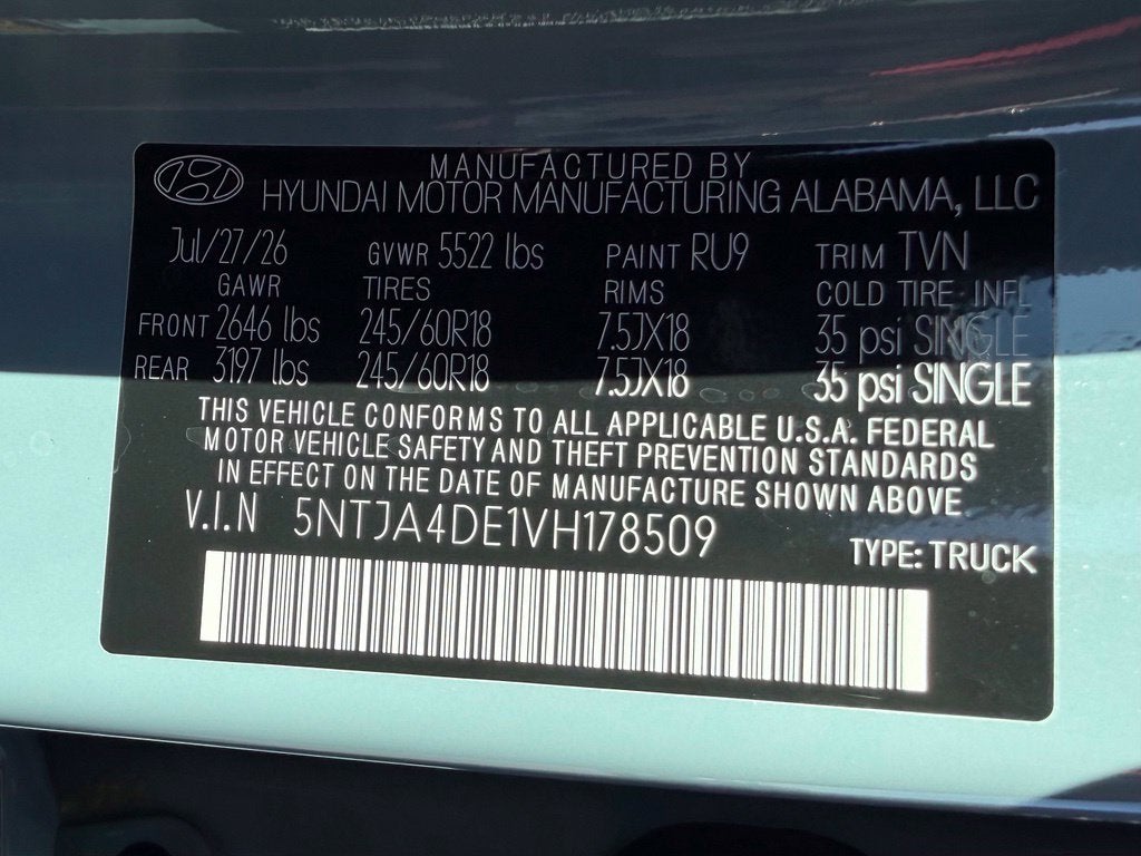 2027 Hyundai SANTA CRUZ SE FWD