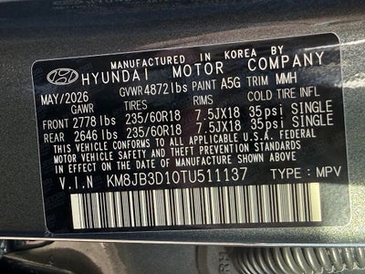 2026 Hyundai TUCSON HYBRID SEL AWD
