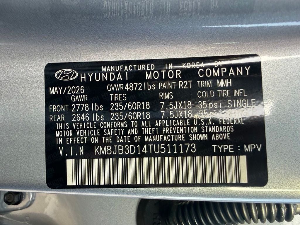 2026 Hyundai TUCSON HYBRID SEL AWD