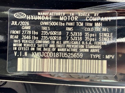 2026 Hyundai TUCSON HYBRID SEL Convenience