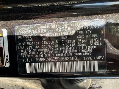 2024 Hyundai PALISADE SEL 7 Passenger