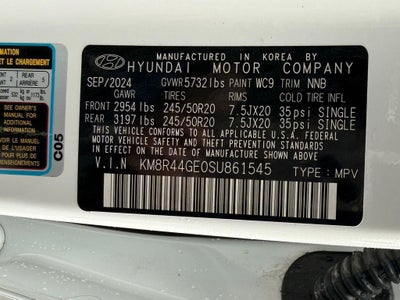 2025 Hyundai PALISADE SEL Premium 7 Passenger