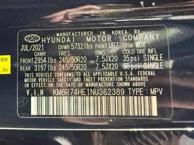 2022 Hyundai PALISADE Calligraphy