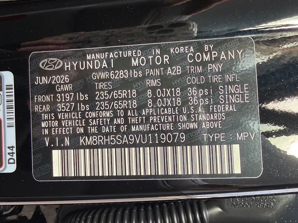 2027 Hyundai PALISADE HYBRID Blue SEL Premium 8P