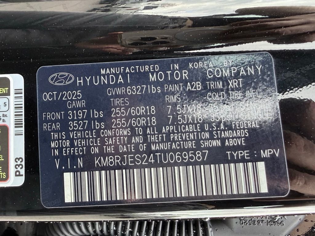 2026 Hyundai PALISADE XRT Pro