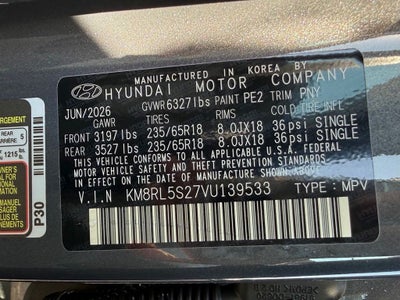 2027 Hyundai PALISADE SEL FWD