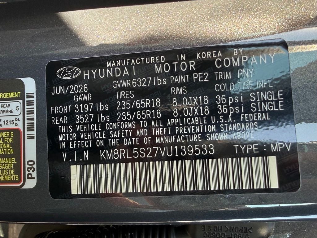 2027 Hyundai PALISADE SEL FWD