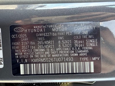 2026 Hyundai PALISADE Calligraphy FWD