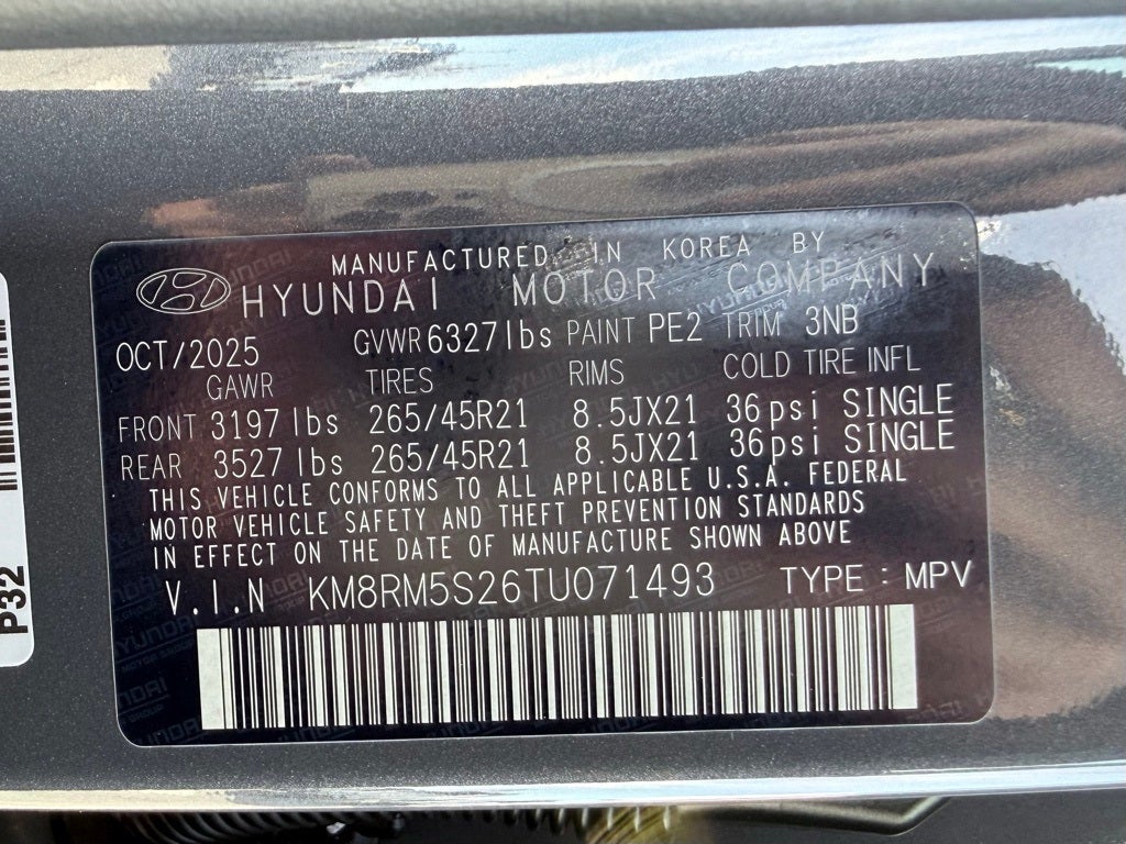 2026 Hyundai PALISADE Calligraphy FWD