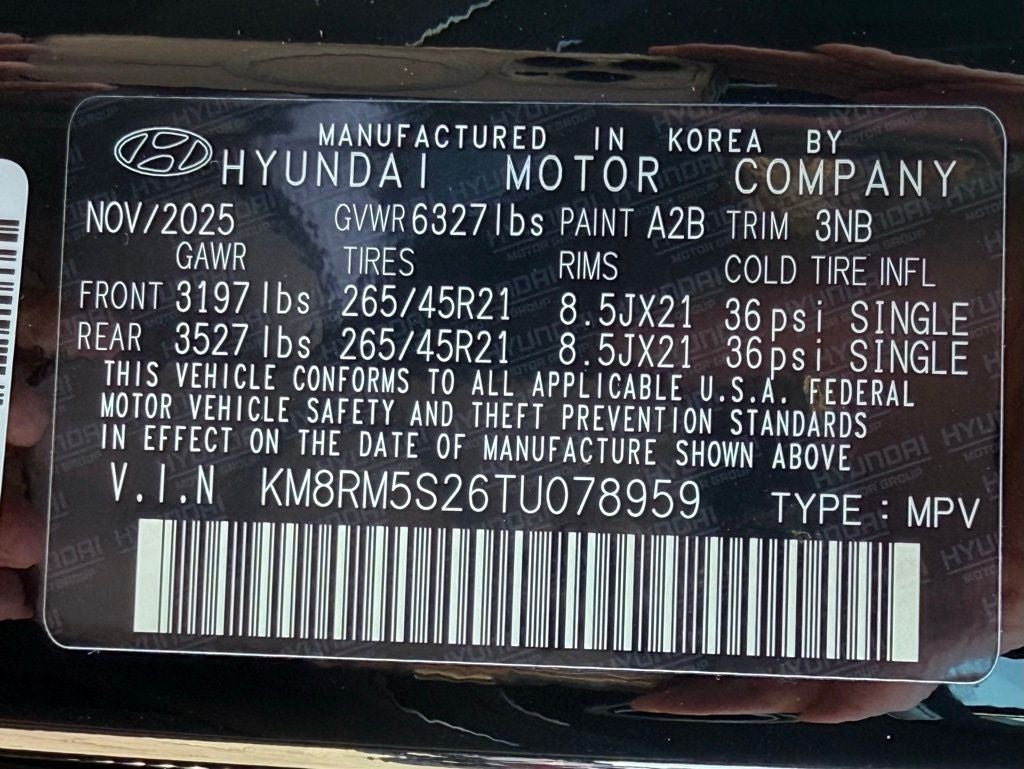 2026 Hyundai PALISADE Calligraphy FWD