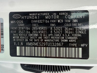 2026 Hyundai PALISADE Calligraphy AWD