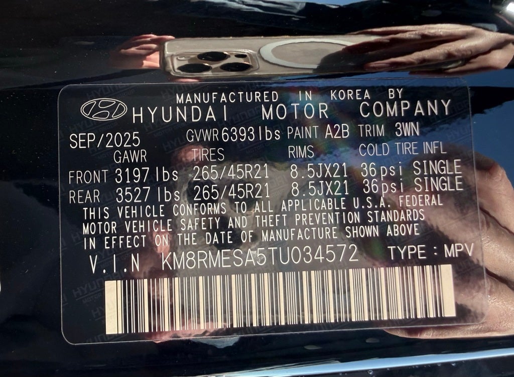 2026 Hyundai PALISADE HYBRID Calligraphy