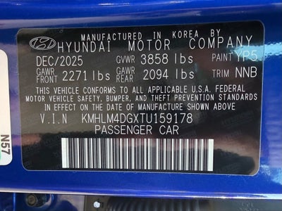 2026 Hyundai ELANTRA SEL Sport