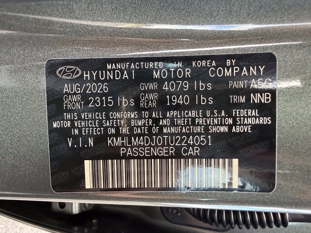 2026 Hyundai ELANTRA HYBRID Blue