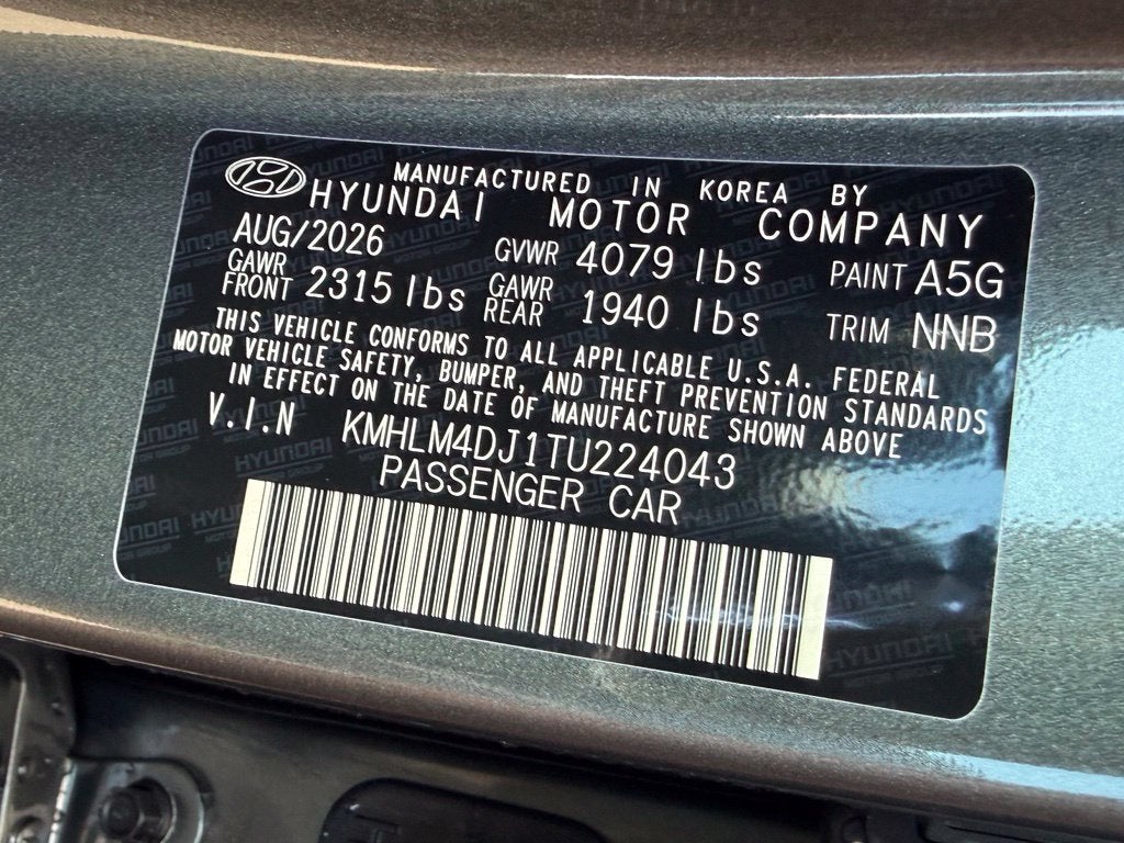 2026 Hyundai ELANTRA HYBRID Blue