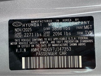 2026 Hyundai ELANTRA Limited