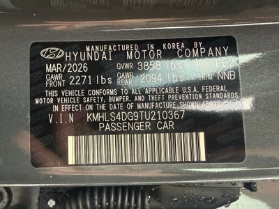 2026 Hyundai ELANTRA SEL Sport Premium